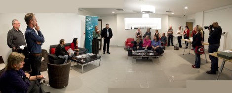 Jan Ramsay opens the exhibition 'Brought to Book'